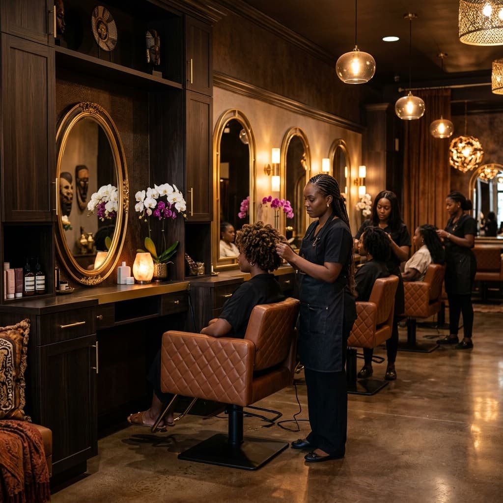 JPraise Naturals salon interior